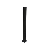 Post 60x40mm with ZnPVC base 1800mm black matte