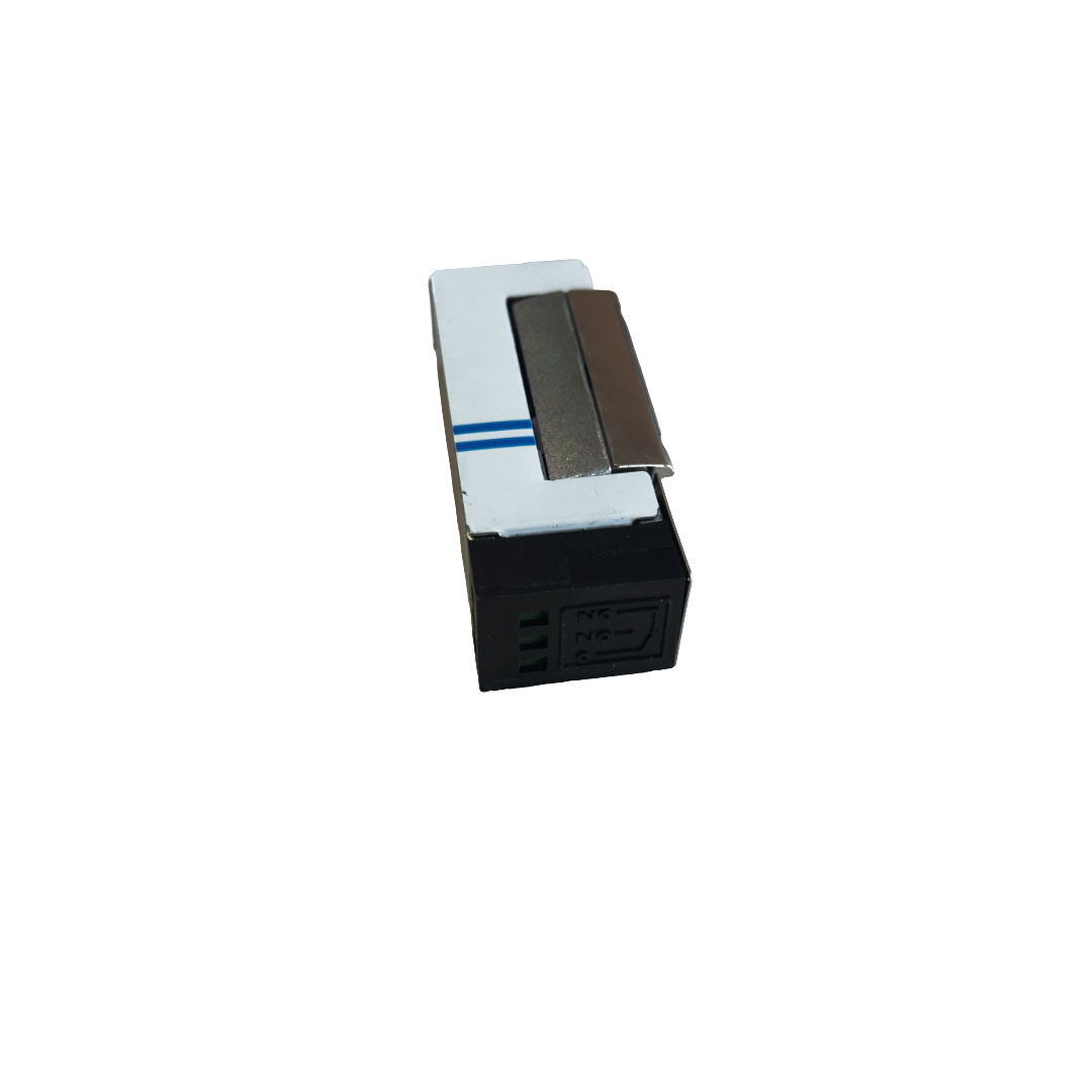 Electromagnetic lock with auxiliary contact, without memory 12-24V AC/DC