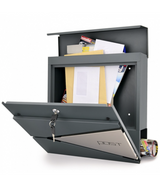 Mailbox, Zn + stainless steel, 370x370x100mm