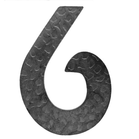 Forged letter "6" h 120, t3mm