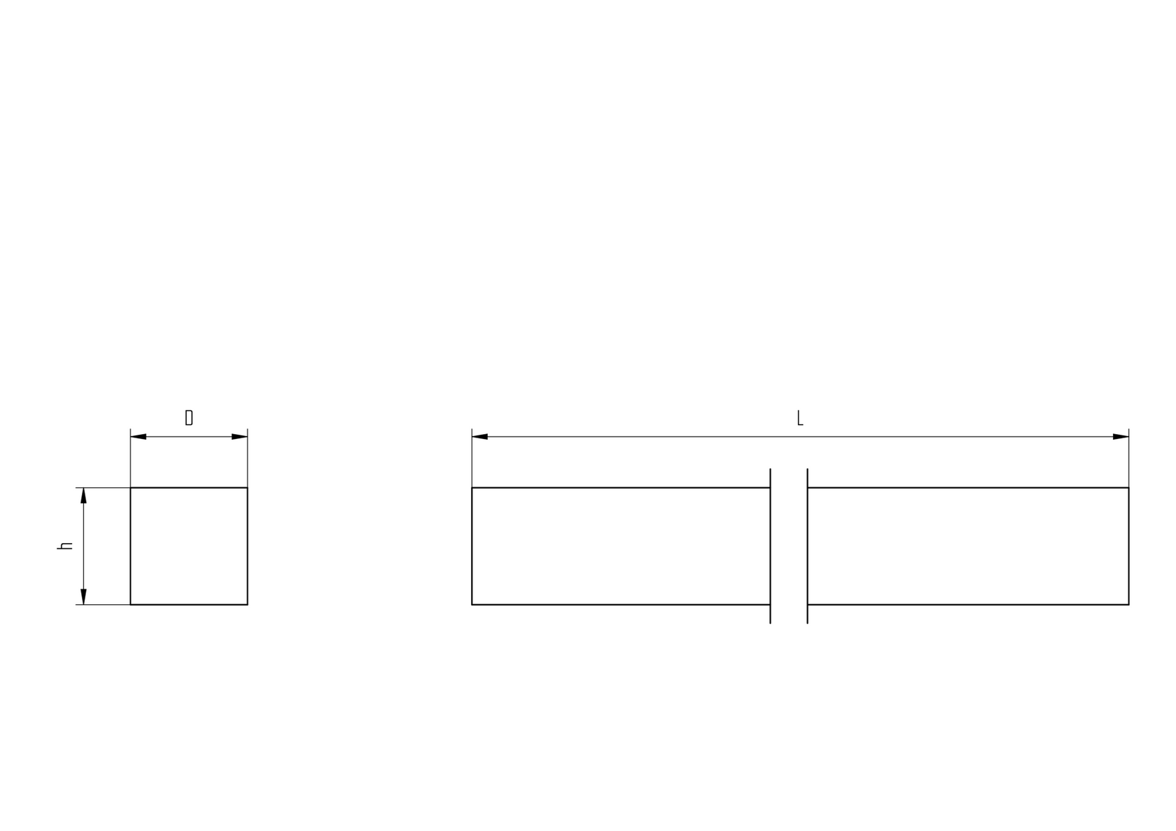 Wooden handrail - OAK, FINGER-JOINTED