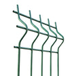 Panneau de clôture soudé 3D ZnPVC 2500x1230x4mm vert