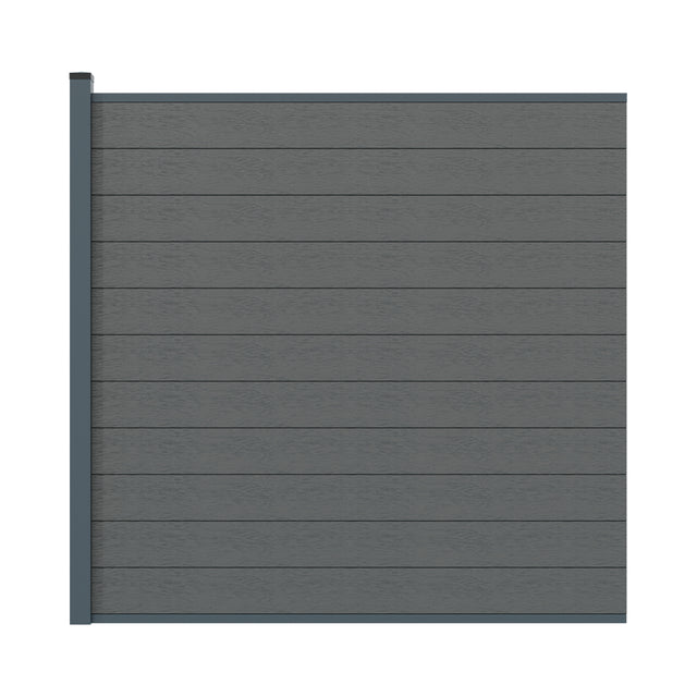 WPC plotový set so stĺpikom 1850mm BIANKA sivá