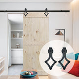 sliding barn door hardware - "Rhombus"