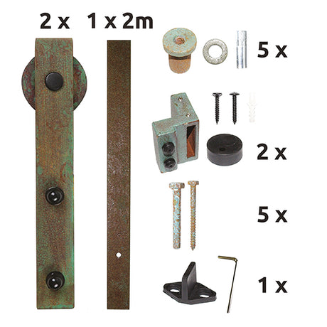 sliding barn door hardware - "Klasiko - GP"