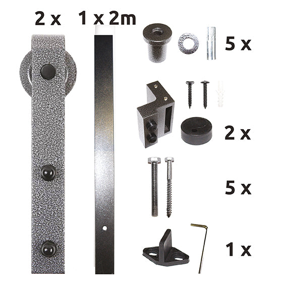 sliding barn door hardware - "Klasiko - SB"