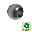 End ball AISI304, D20/d14mm