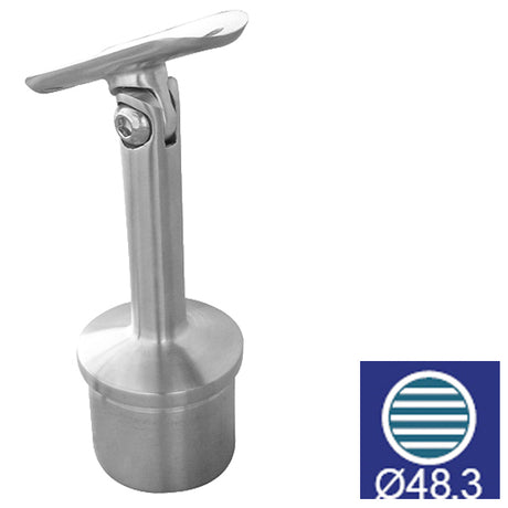 Inox handrail bracket