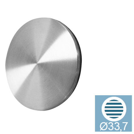 Stainless steel end cap