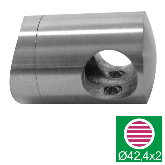 Crossbar holder - connector AISI316, D42,4/d10mm