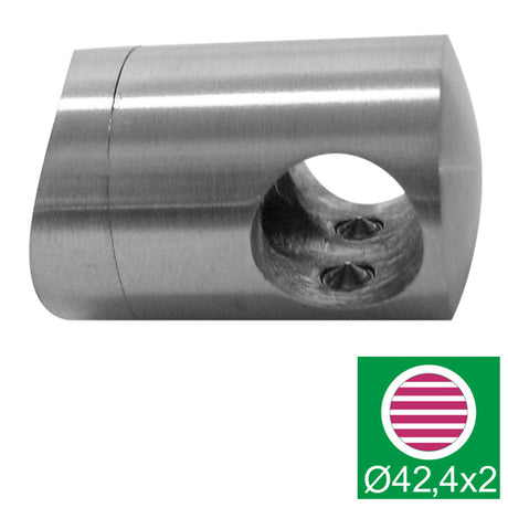 Crossbar holder - connector AISI316, D42,4/d10mm
