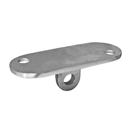 Handrail saddle - flat AISI316, rovné, 63x25/d6mm