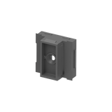 Click-lock connector for façade system, 45 x 25 – COP – Anthracite RAL 7016