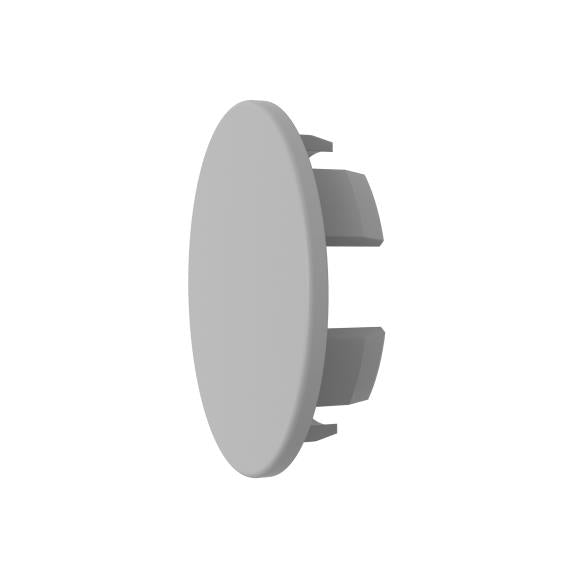 End cap for AL profile, PVC, D25mm