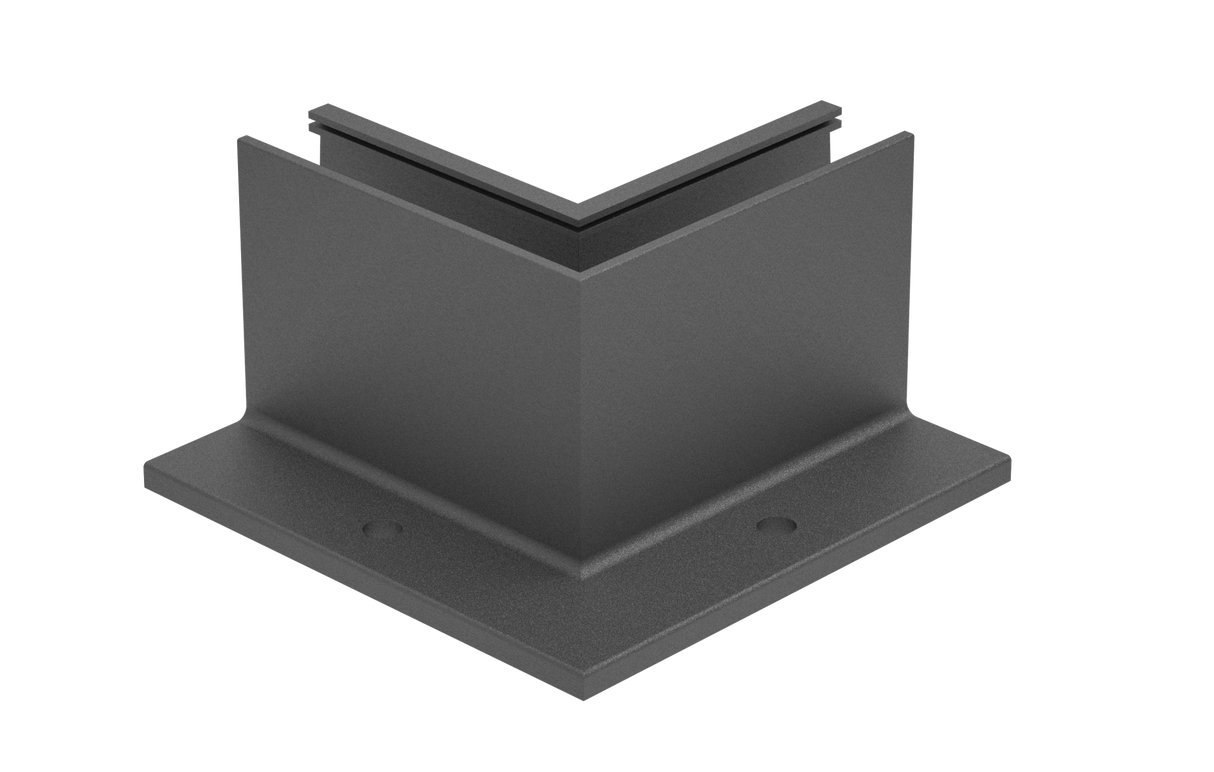 AL. profile, top mount  90° IN corner AL/ELOX/Sati