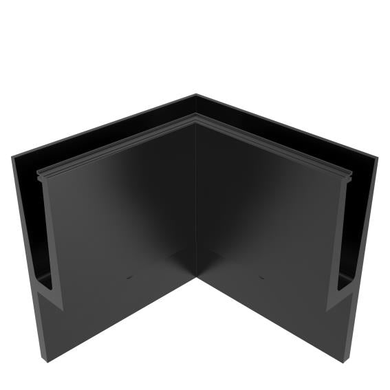 AL profile,  side mount- 90°conector AL/ELOX