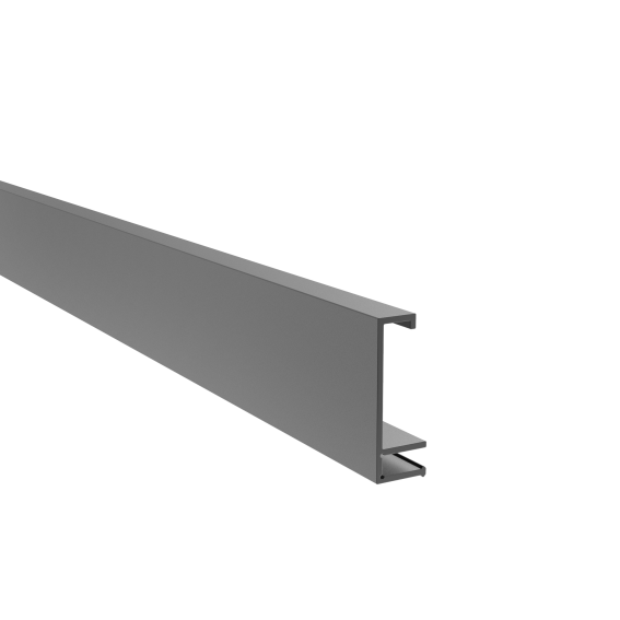 Aluminum fence adapter for fillings - 1700mm cover strip