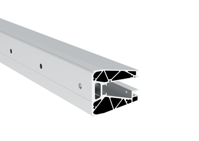 Canopy with aluminium channel profile FIX +1.5°