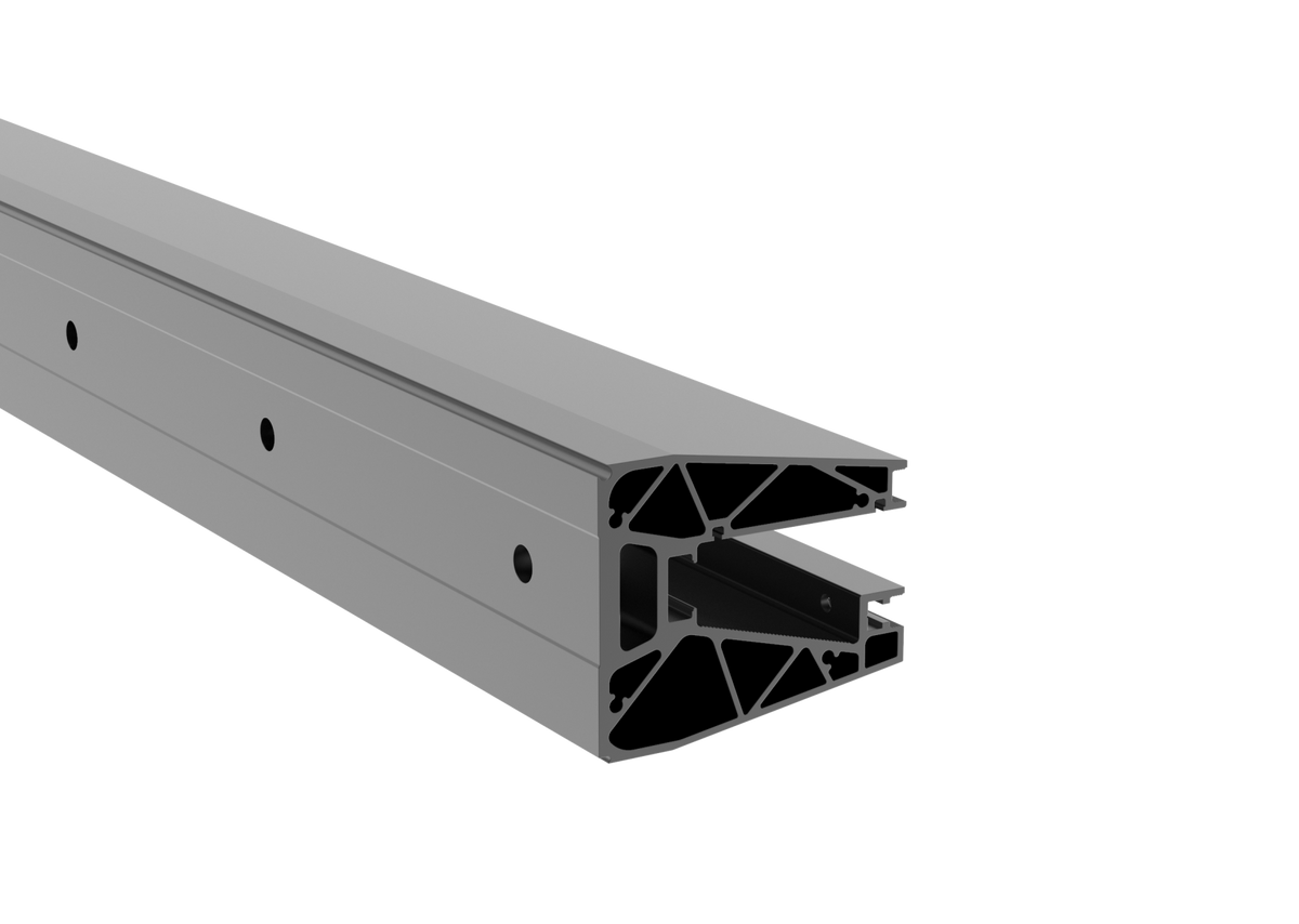 Canopy with aluminium channel profile