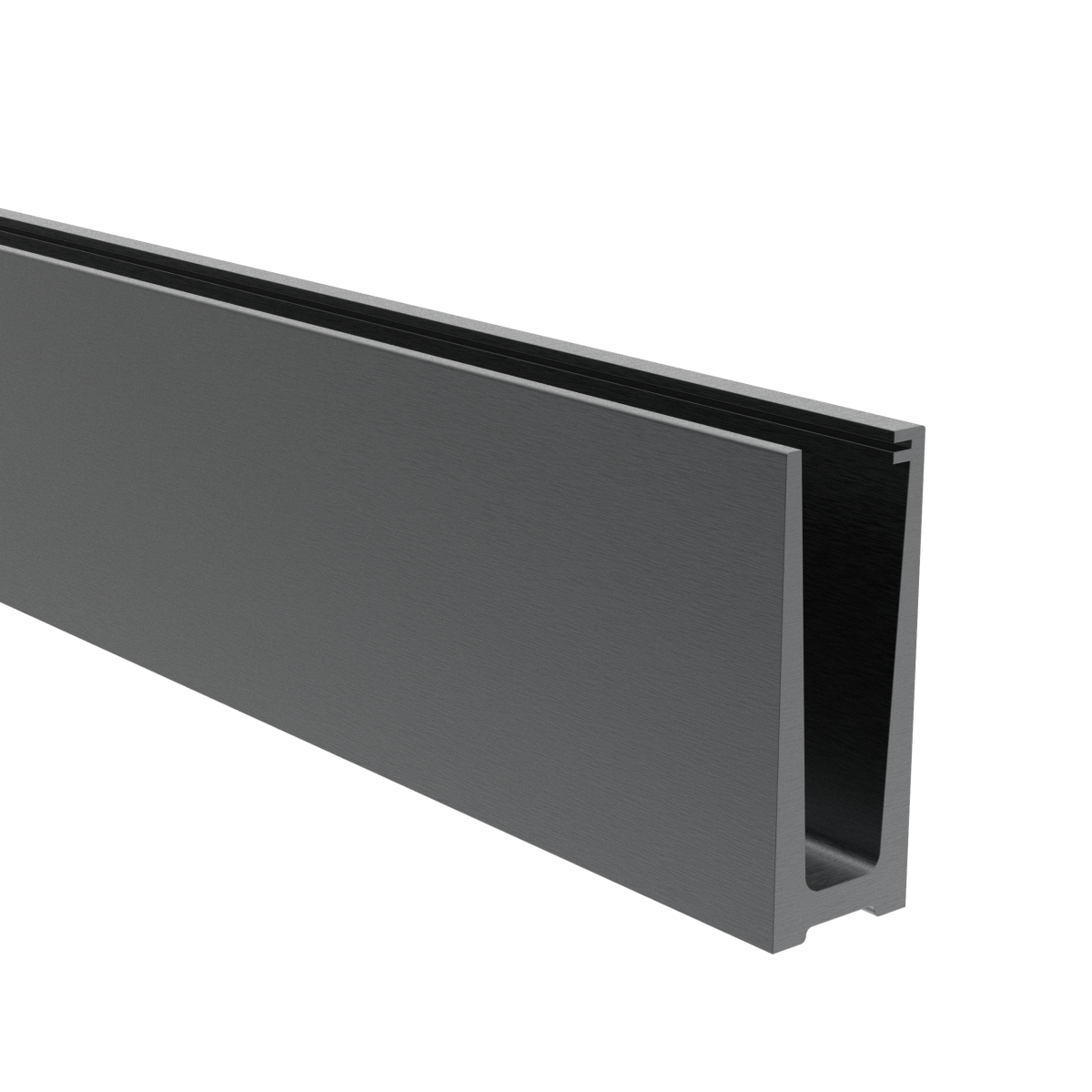 Aluminium profile -top mounting