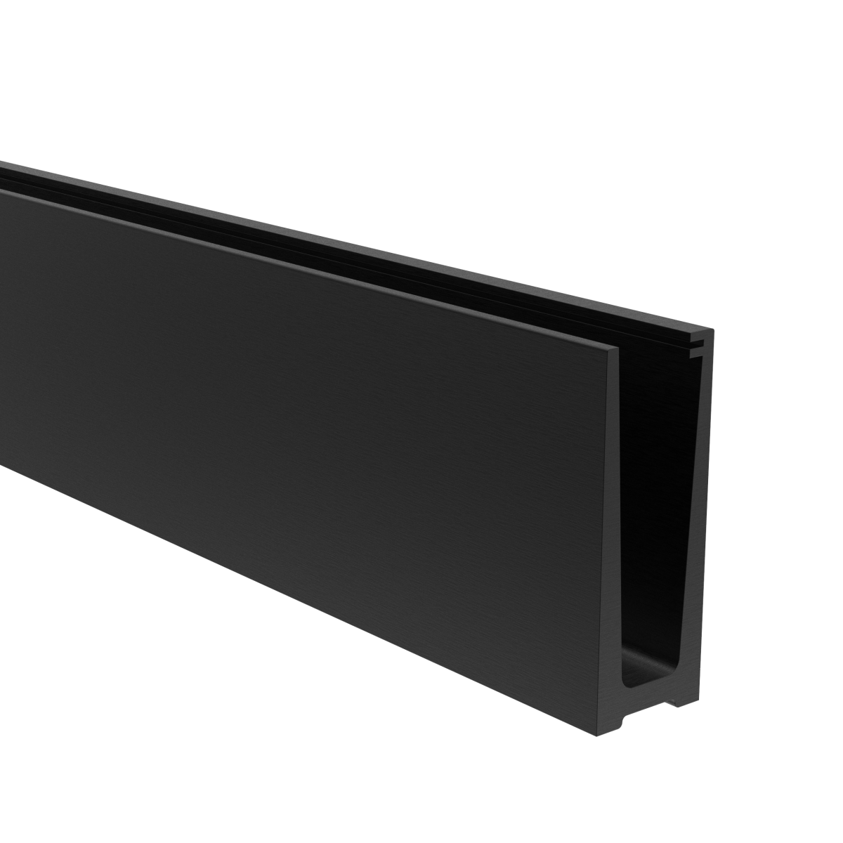 Aluminium profile -top mounting