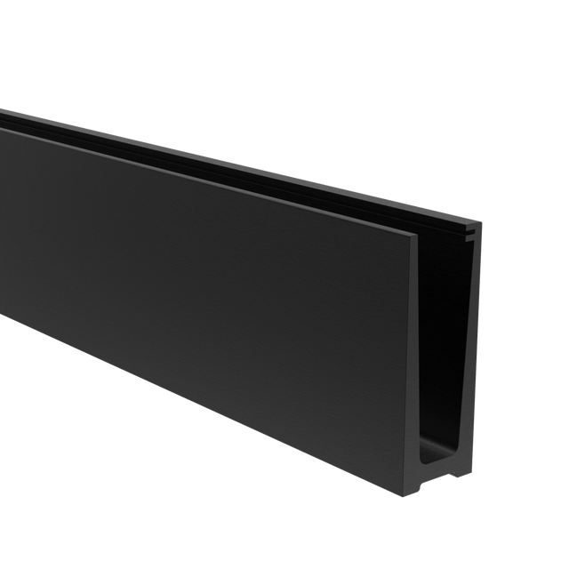 Aluminium profile -top mounting