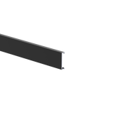 Aluminum facade strip 25x6-6000mm R9005