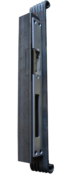 Gate end stop with electromagnetic lock 40x30mm