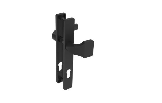 Door handle - door pull with escutcheons, Zamak