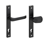 Door handle set - ball+ball with plate, AL profi