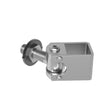 Adjustable hinge with swivel plate Zn, M20