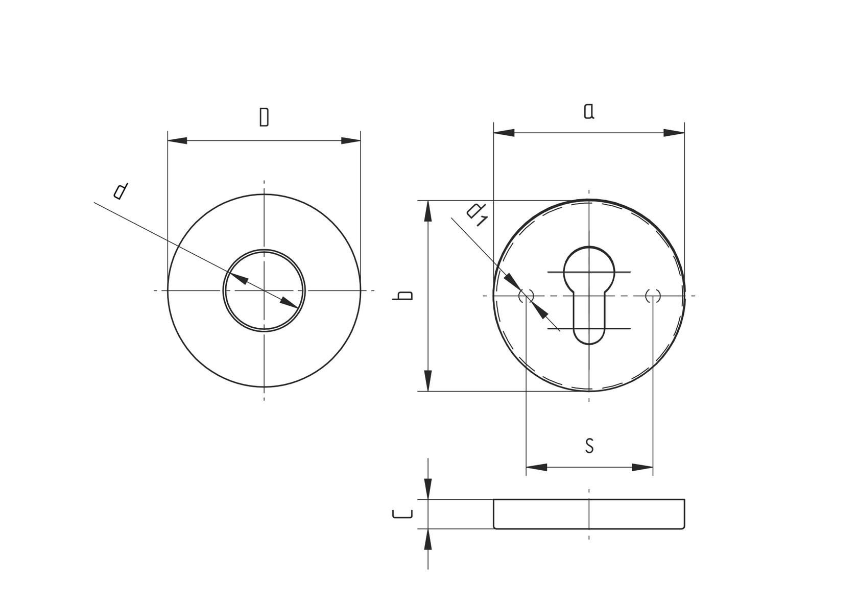Handle cover for FAB key