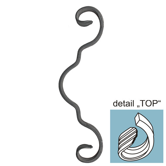 Shape element 260x75, 12x6mm