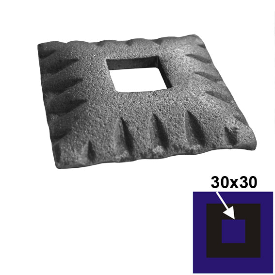 Rosette 80x80, 31,5x31,5 , h20mm