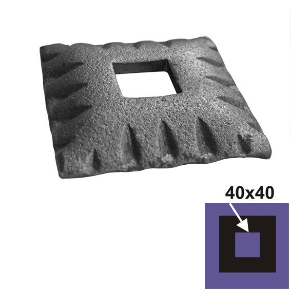 Rozeta 80x80, 41x41, h15,5mm