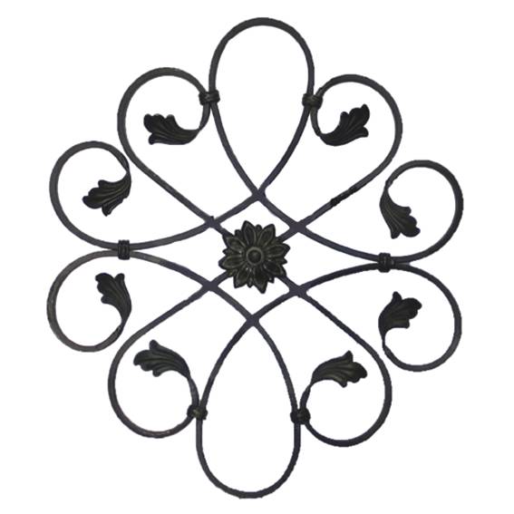 Ornament  h590, b510, 16x8mm