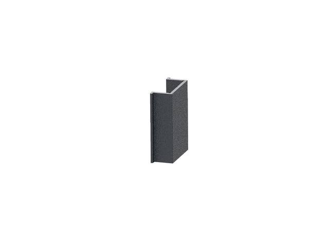 Baguette de couverture de distance étroite pour profils de poteaux et adaptateur en U du systeme de clôture, 20x08-30mm