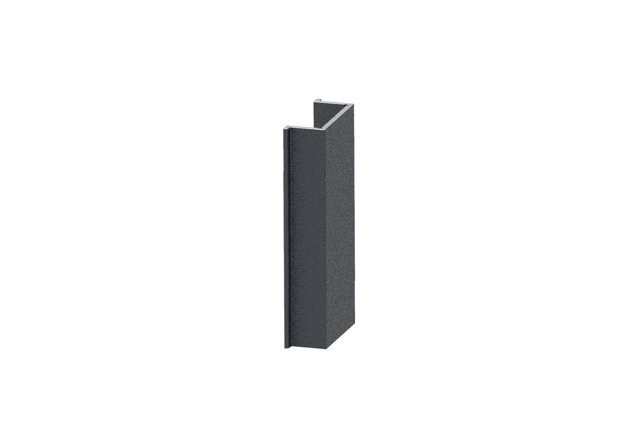Baguette de couverture de distance étroite pour profils de poteaux et adaptateur en U du systeme de clôture, 20 x 08–50