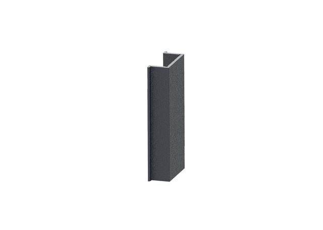 Baguette de couverture de distance étroite pour profils de poteaux et adaptateur en U du systeme de clôture, 20 x 08–50