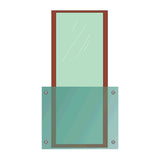 Frameless glass juliette balcony AISI304