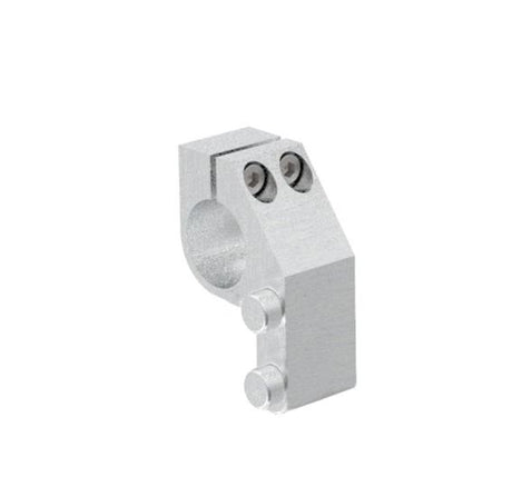 Soft door stopper on track for sliding glass right