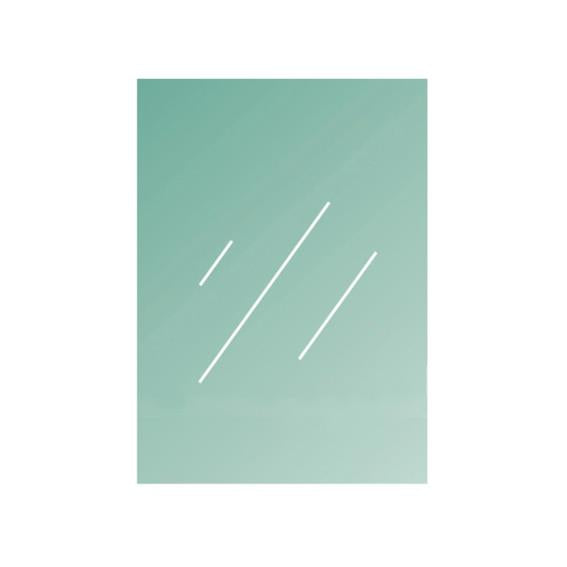 Tempered laminated glass, clear