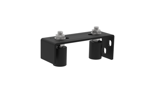 Ajdustable roller guide 2 rolls Zn, black