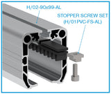 Guiding bottom profile AL, 90x99mm, L3m