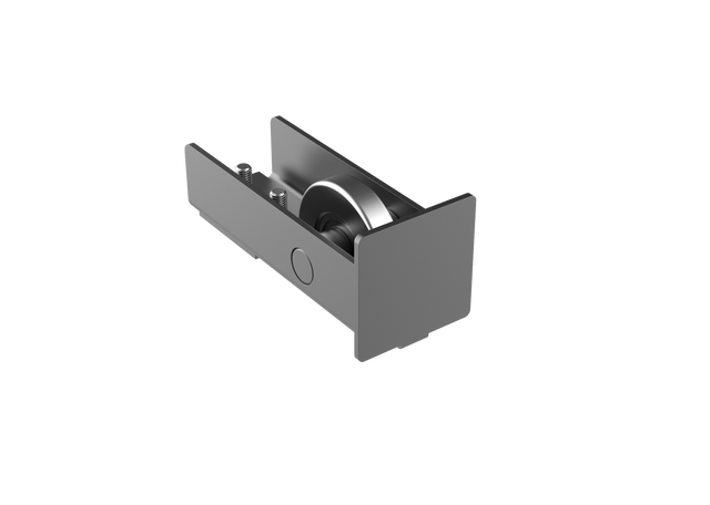 Guide wheel Zn, profile 80x80, anthracite