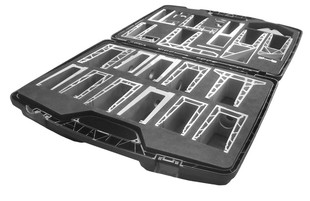 Kufrík reprezentačný hliníkové profily, 440 x 346 x 120