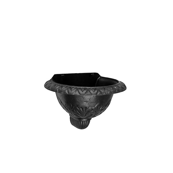 Decorated cast iron sink, without faucet 190x275mm
