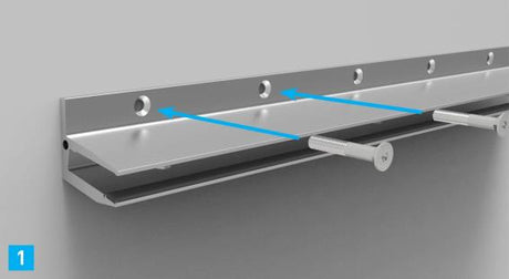 Canopy with aluminium channel profile +10°