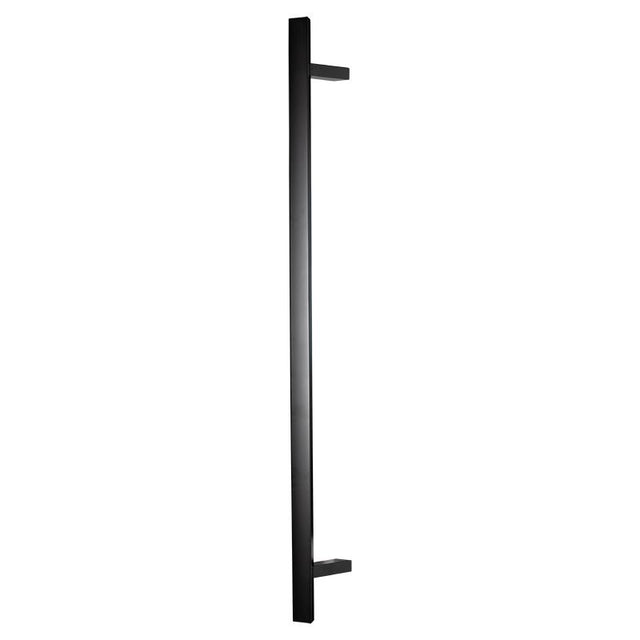 Pull handle - brushed AISI304, BLACK