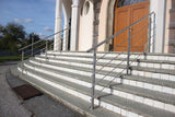Stainless steel pole, VK-staircase